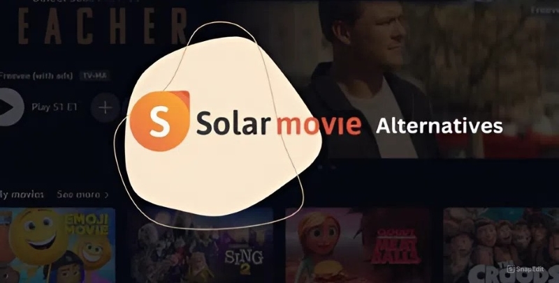 SolarMovie banner showing free movie streaming site interface in HD/4K